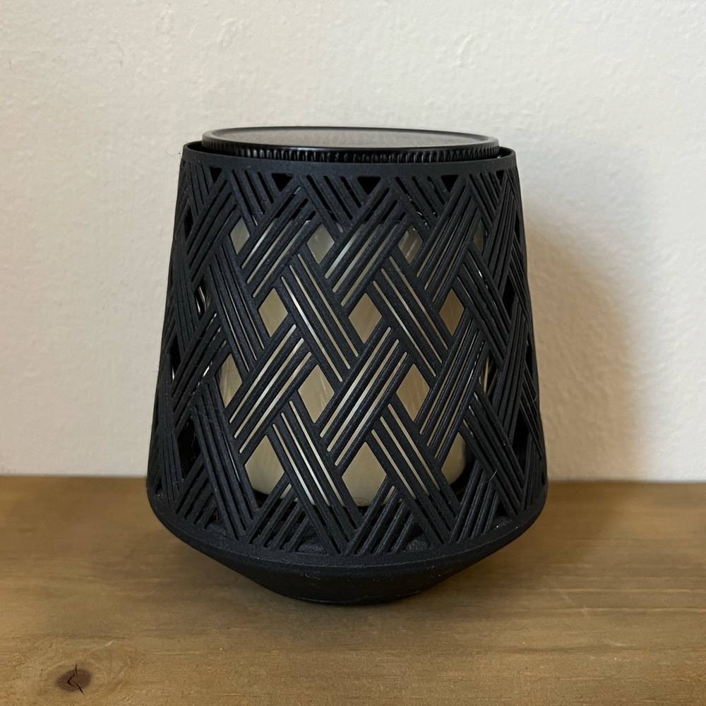 BBW Single Wick Basketweave Candle Holder